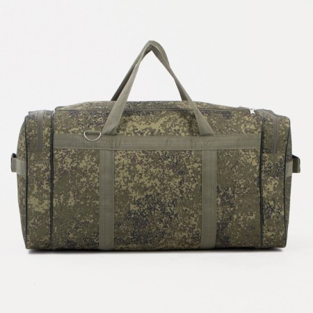 Road bag on lightning, 3 outer pockets, long belt, khaki color-1