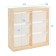 Trofast-3 rack, with containers, vertical, pine array