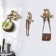 Nast-light decor "pigeon", 10.5 x 7 cm, gold