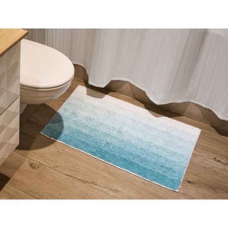 Bathroom soft rug, 50x80 cm, blue color-9