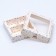 Box for sweets 4 pcs "Golden Stars", 12.6 x 12.6 x 3.5 cm