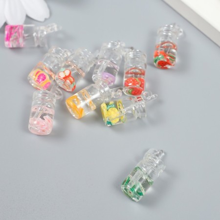 Decor for creativity Glass, plastic "Jars with lemonade" MIX 1x1x2.5 cm-2