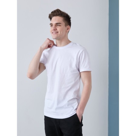 Male T -shirt, size 56, blue color-3