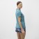 Home female set (T -shirt, shorts), turquoise color, size 46