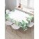 The tablecloth on the table "The tops of the tropics", rectangular, Saten, size 120x145 cm