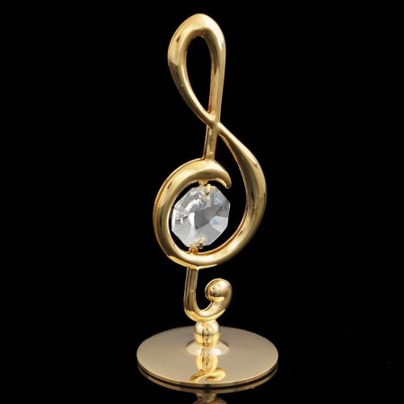 Souvenir "Violin key", 3.2 × 3.2 × 8 cm, with a crystal-2