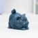 Figure "Kitten with a bow" 12x8x8cm