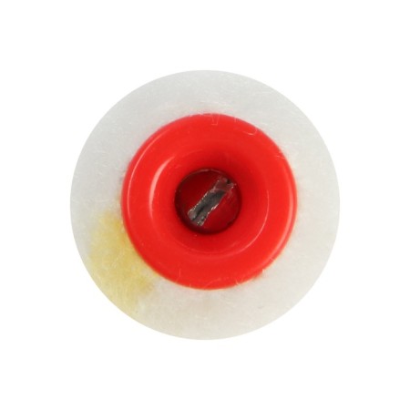Mini-leaf, microfiber, 150 mm, handle d = 6 mm, d = 16 mm, pile 10 mm-2