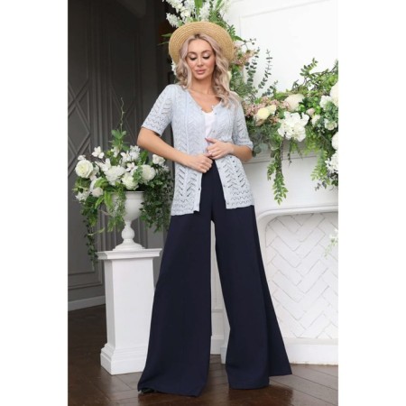 Coffee female, size 50, gray color-17