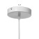 Lamp Bayerlux "Jarine" E27 white 15x15x47-147 cm