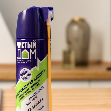 Aerosol dichlophos Pure house from flying and crawling insects 150 ml-3