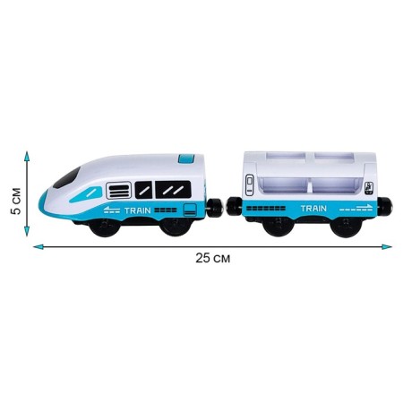 Railway for children "My city", 63 subjects, turquoise-10