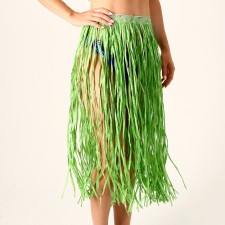 Hawaiian skirt, 80 cm, green color