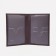 Passport cover, dark brown color