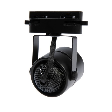 Track lamp for the GU5.3 lamp, round, black body-1