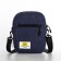 Youth bag with a zipper, blue color