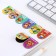 A set of magnetic bookmarks 8 pcs on a round substrate "School"