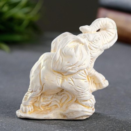 Figure "Elephant" gilding, 8x8x5cm-2