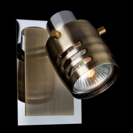 Spot Leonardo 1x50W G5.3 bronze, chrome 10x14x15 cm