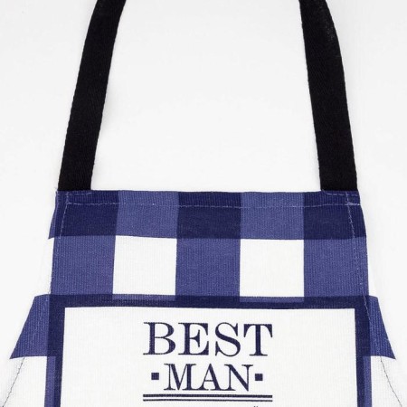 Best Man kitchen set, 3 items: apron 70x60 cm, tack 20x20 cm, towel 35x60cm-2