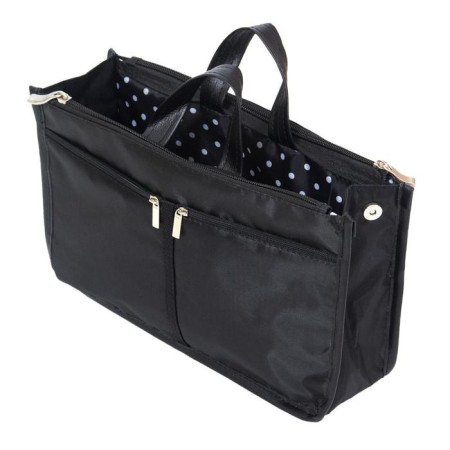 Organizer for Sofia bag, 28x16x10 cm, 8 pockets, black color-1