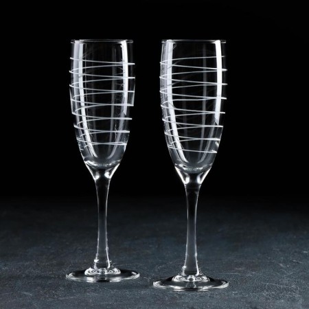 Set of champagne “serpentine” champagne, 170 ml, 2 pcs