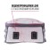 School frame 38 x 30 x 16 cm 8211B ergonomic back "September 1: Marble", pink