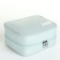 Cosmetic bag with lightning, blue color