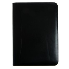 Organizer on the rings A5, 96 sheets in the ruler, on zipper on 3 sides of the leatherette, with a calculator, black