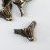 Corner (leg) for the casket metal "reptile" (set 4 pcs) 1.5x2x1.5 cm