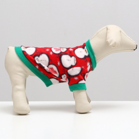 Snowman's sweatshirt, size S, red (DS 26, Osh 22, OG 34 cm)-1