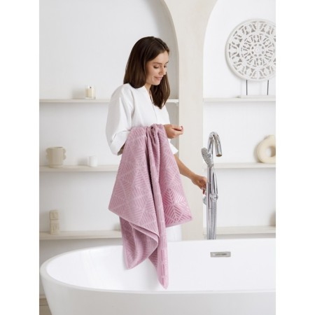 A set of terry towels Sunset & Twilight, size 50x80 cm-2 pcs, 70x130 cm-2 pcs, multicolor 1024-22