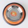A bowl with a non -slip base is rounded color, 230 ml, orange
