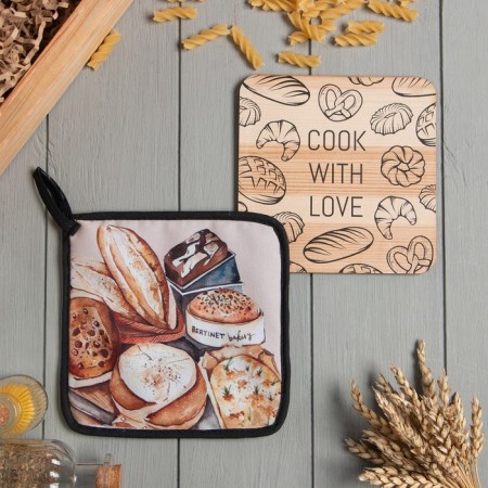 Set of kitchen shade Cook with Love: Take, Hot stand