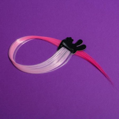 Hair clips, colored strand "You are so sweet!"-4