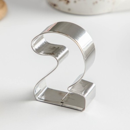 A set of cookies "numbers", 9 pcs, chrome color-2