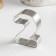 A set of cookies "numbers", 9 pcs, chrome color