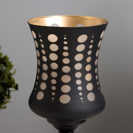 Aroma lace with backlight "Circles" GU10 35W+RGB black 11x11x23 cm-3