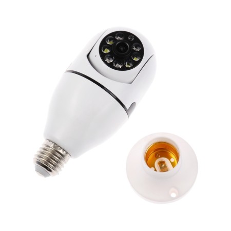 VIFI CAM-13, IP, 2 MP video camera, in the form of a light bulb, rotation 355 °, micro, 3.6 mm lens, white-8