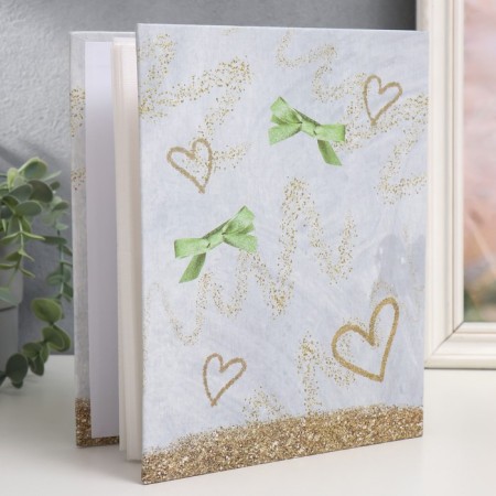 Photo album for 200 photos 10x15 cm, plastic. Sheets "Sweet KitTens" black kitten-1