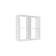Shelving hinged junior 709x250x709 White Alaska