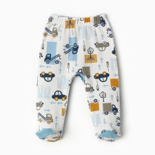 Children's sliders, white color/cars, height 80 cm