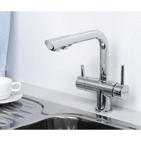 Kitchen mixer Wasserkraft A8017, two -wound, for filter, chrome