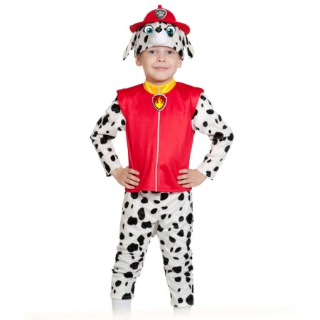 Marshall carnival costume, jacket, breeches, mask, p. 28-30, growth 104-110 cm