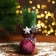 New Year's composition "Silver bump and Christmas tree with an asterisk"