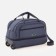 Road bag on wheels, a lightning department, with an increase, an outer pocket, blue color