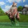 Garden figure "Mishka on a natural" brown, 32x19x20cm mix