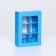 Box for sweets 6 pcs, blue, 13.7 x 9.85 x 3.86 cm