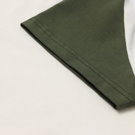 A set for a boy (T -shirt and shorts) Minaku, ecruil color/olive, height 134 cm-5