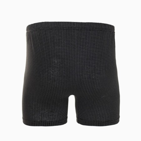 Men's panties free with a button, black color/squares, size 48-6